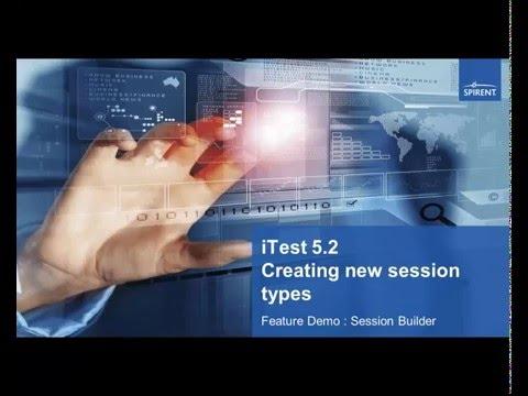 Spirent ITest - Session Builder Demo