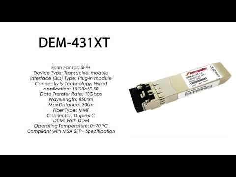 DEM-431XT | D-Link Compatible 10GBase-SR SFP+ 850nm 300m