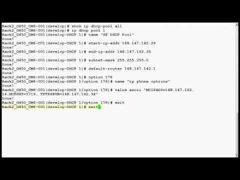 How To Configure DHCP Server On Avaya G450 Media Gateway